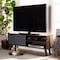 Baxton Studio Mallory Modern and Contemporary Two-Tone Walnut Brown and Grey Finished Wood TV Stand 180-11223-Zoro - alternate 2